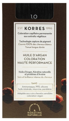 Argan Oil Advanced Colorant 1.0/ Боя за коса с арганово масло - 1.0 Черно