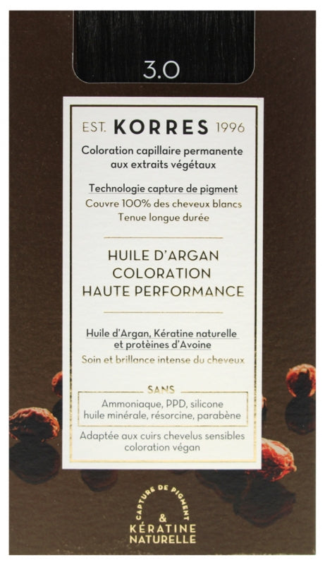 Argan Oil Advanced Colorant 3.0/ Боя за коса с арганово масло - 3.0 Тъмнокафяво