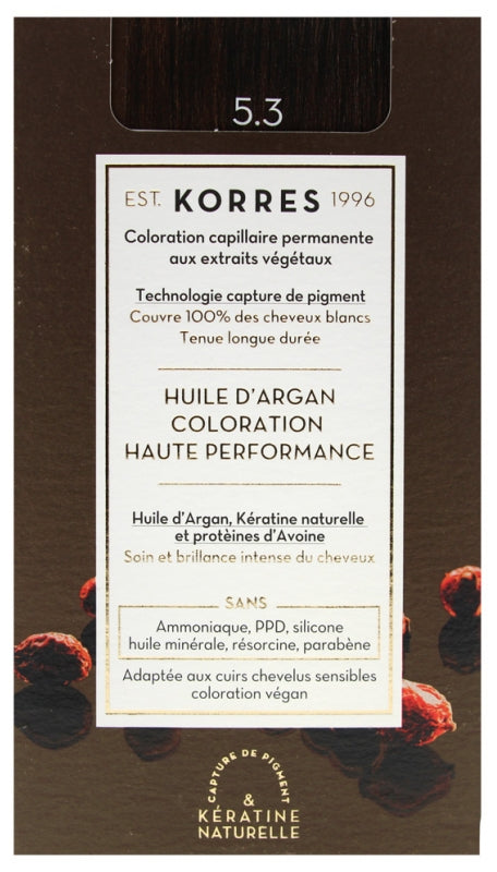 Argan Oil Advanced Colorant 5.3/ Боя за коса с арганово масло - 5.3 Златисто кестеняво