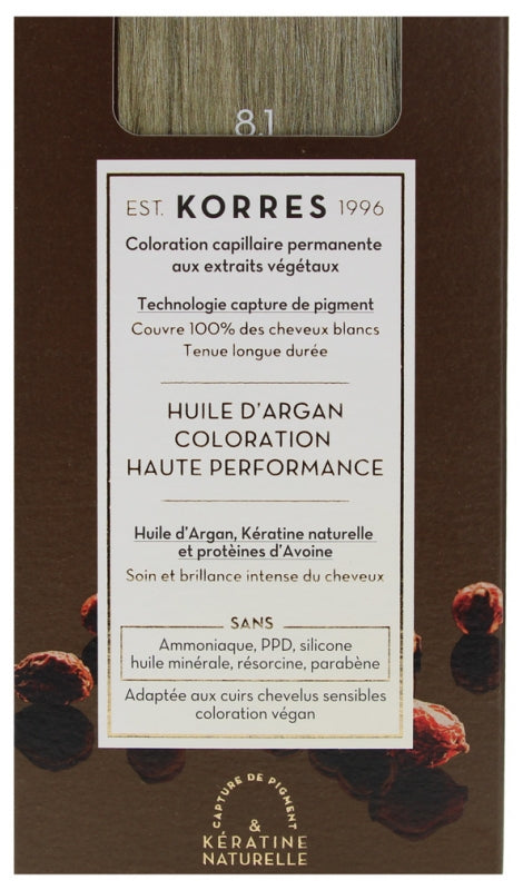 Argan Oil Advanced Colorant 8.1/ Боя за коса с арганово масло - 8.1 Светло русо пепеляво