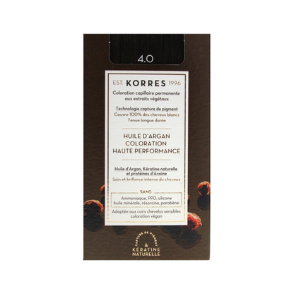 Argan Oil Advanced Colorant 4.0/ Боя за коса с арганово масло - 4.0 Кафяво