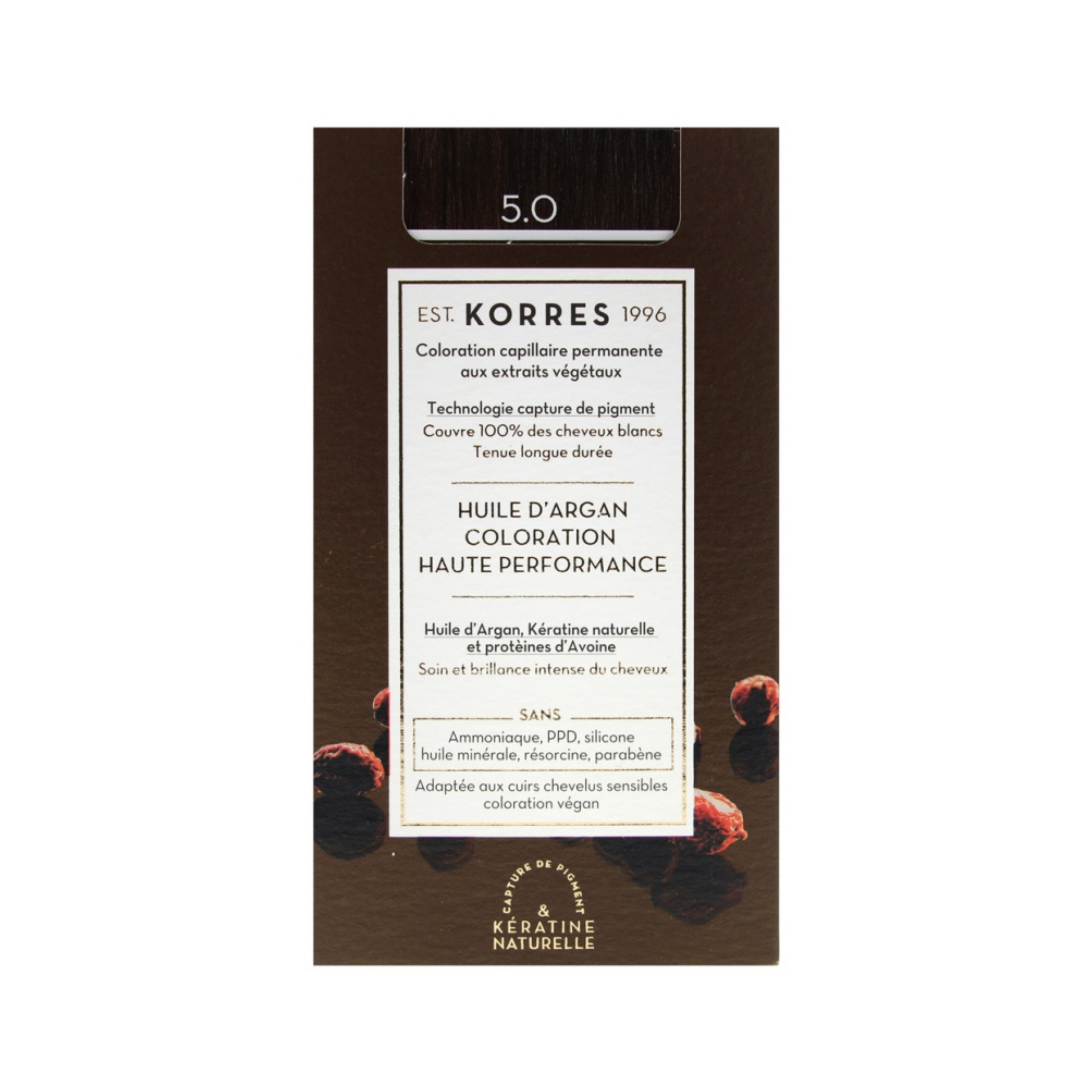 Argan Oil Advanced Colorant 5.0/ Боя за коса с арганово масло - 5.0 Светлокафяво