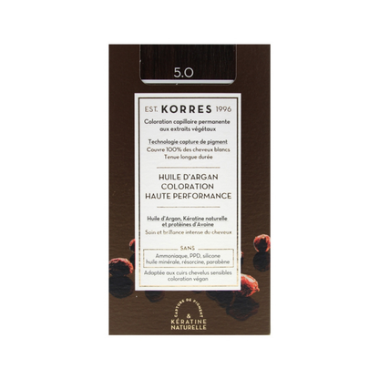 Argan Oil Advanced Colorant 5.0/ Боя за коса с арганово масло - 5.0 Светлокафяво