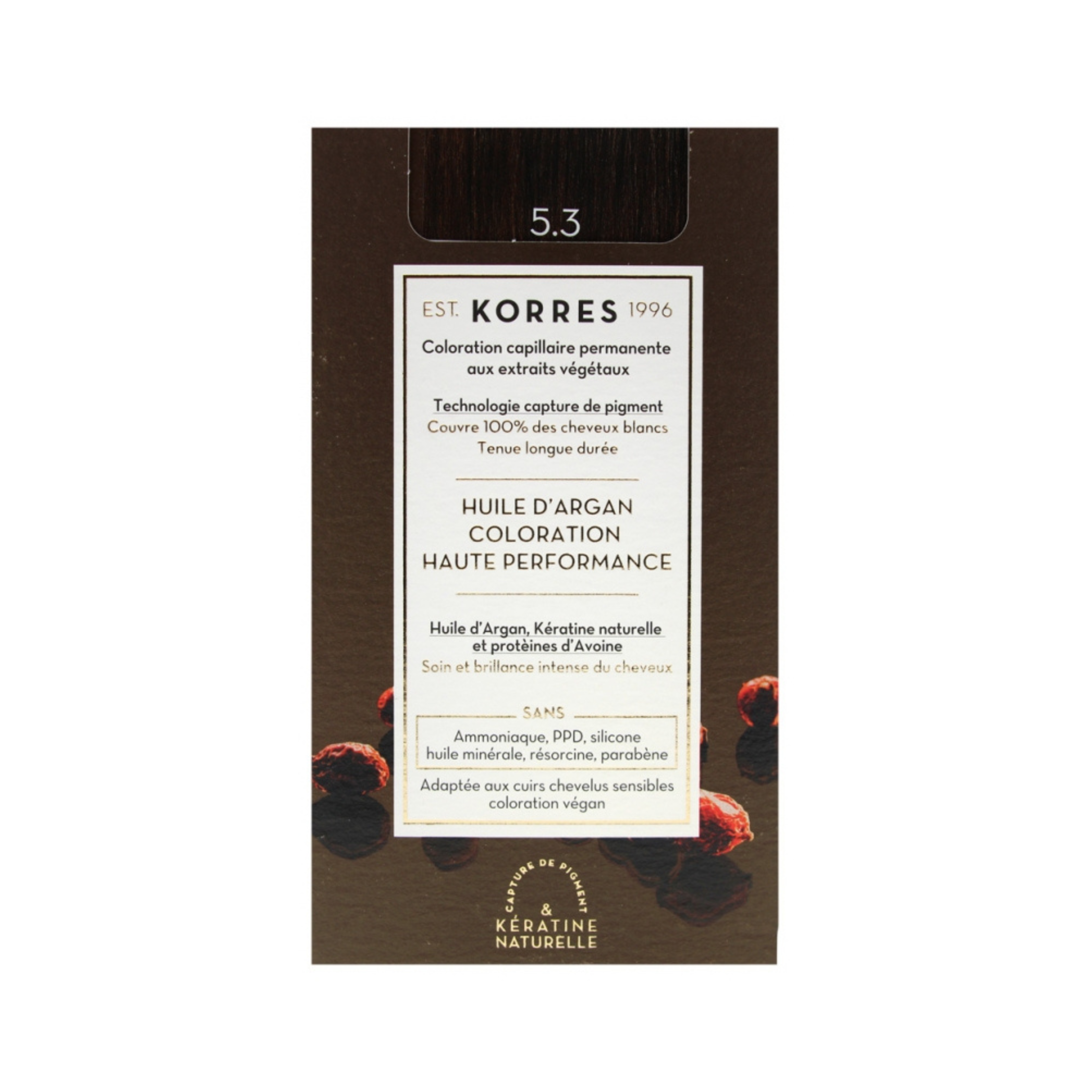 Argan Oil Advanced Colorant 5.3/ Боя за коса с арганово масло - 5.3 Златисто кестеняво