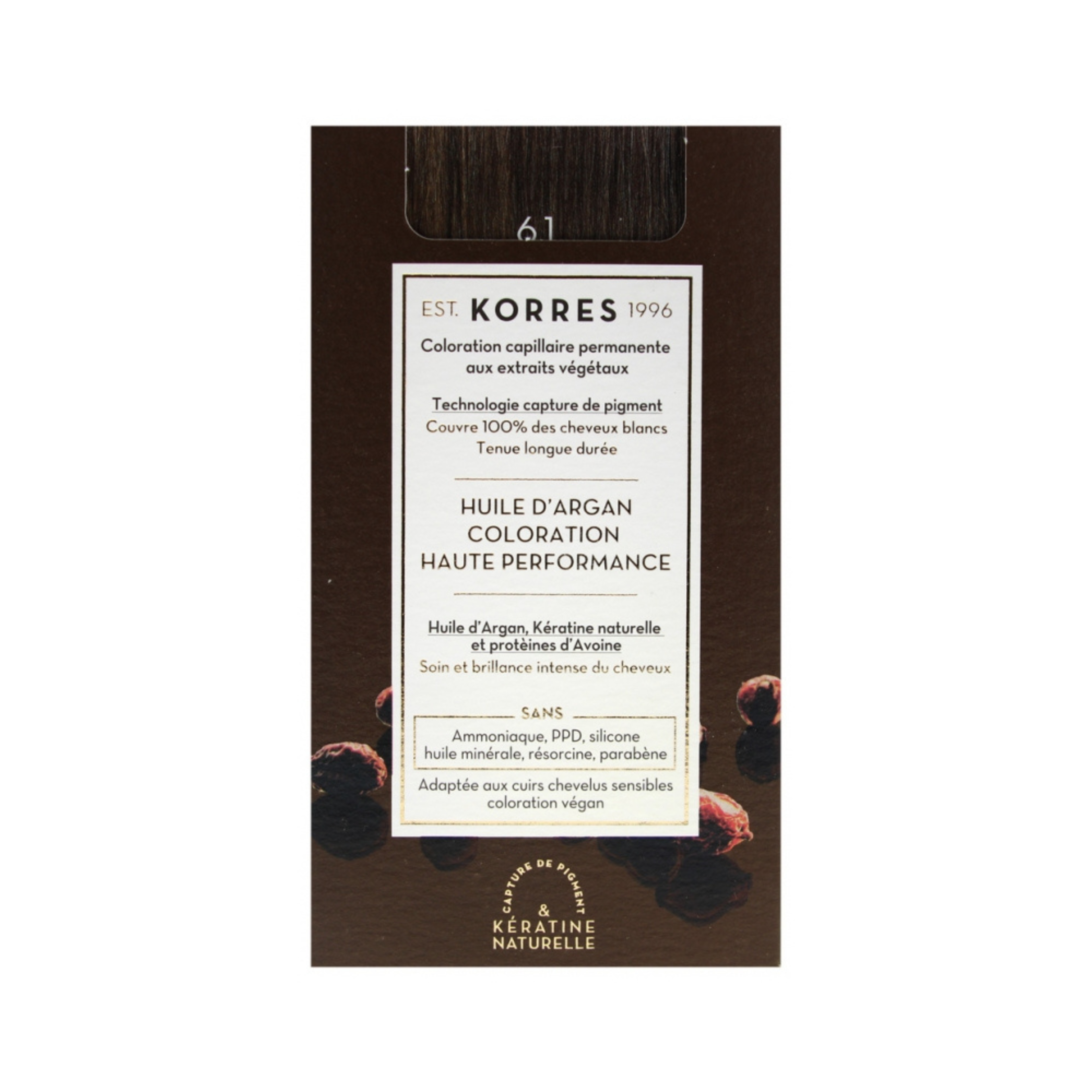 Argan Oil Advanced Colorant 6.1/ Боя за коса с арганово масло - 6.1 Тъмно русо пепеляво