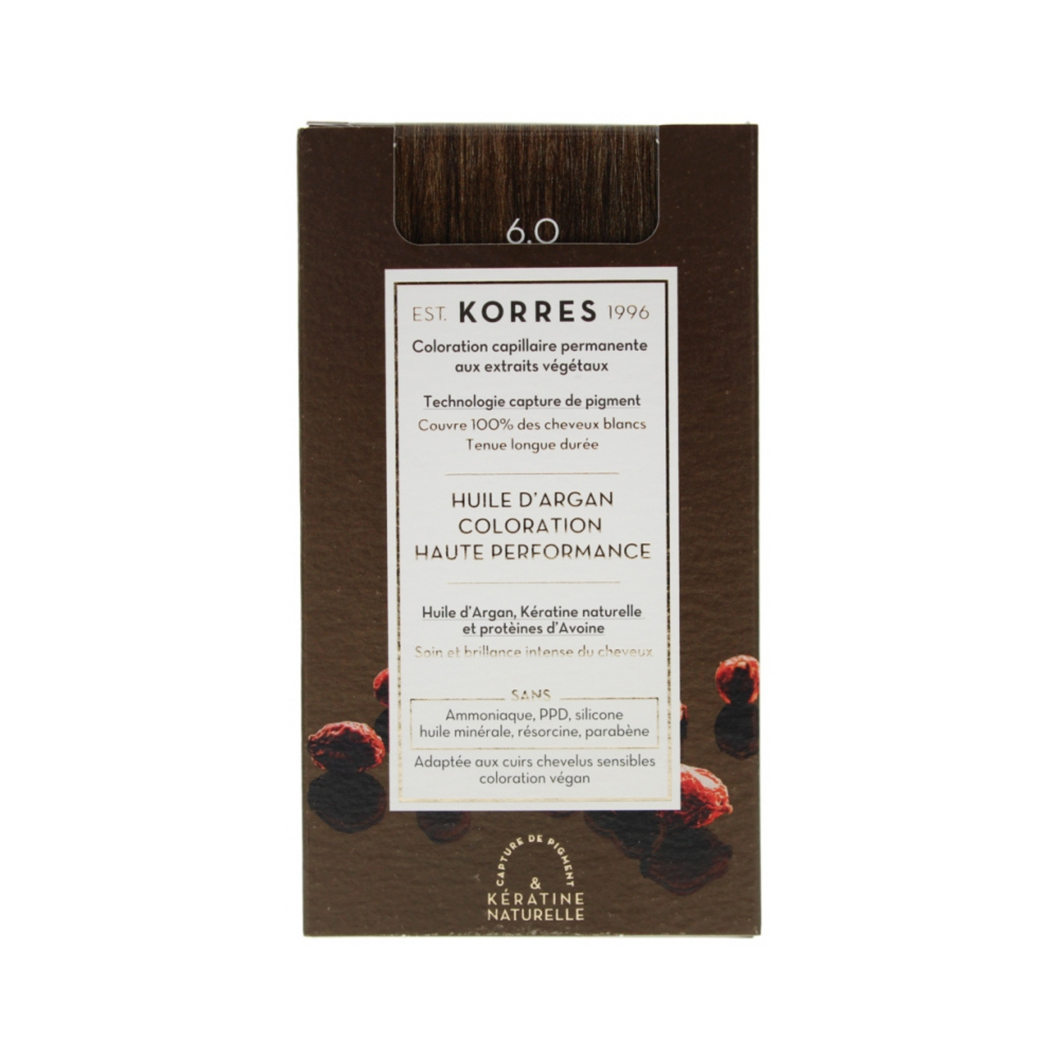 Argan Oil Advanced Colorant 6.0/ Боя за коса с арганово масло - 6.0 Тъмнорусо