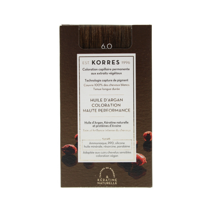 Argan Oil Advanced Colorant 6.0/ Боя за коса с арганово масло - 6.0 Тъмнорусо