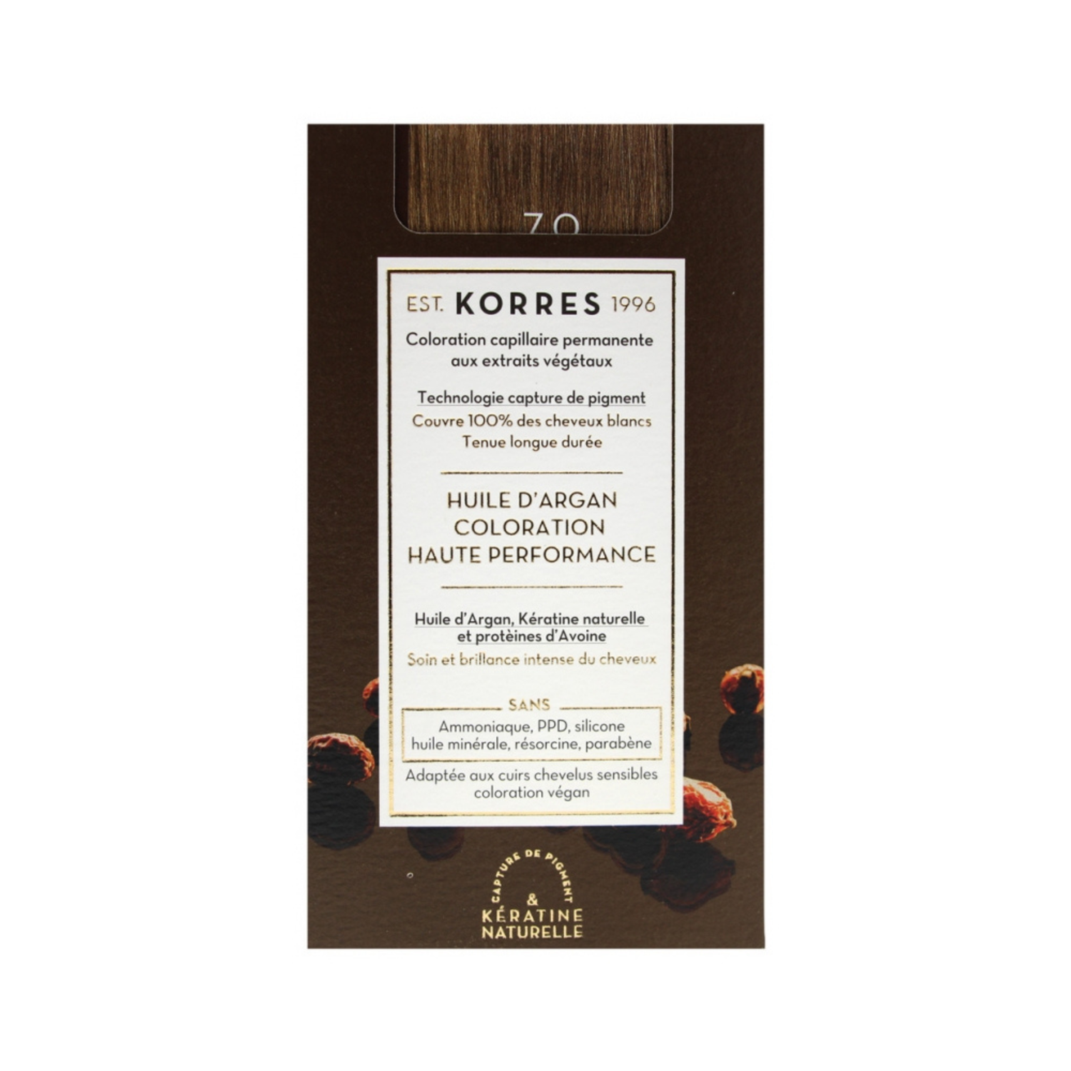 Argan Oil Advanced Colorant 7.0/ Боя за коса с арганово масло - 7.0 Русо