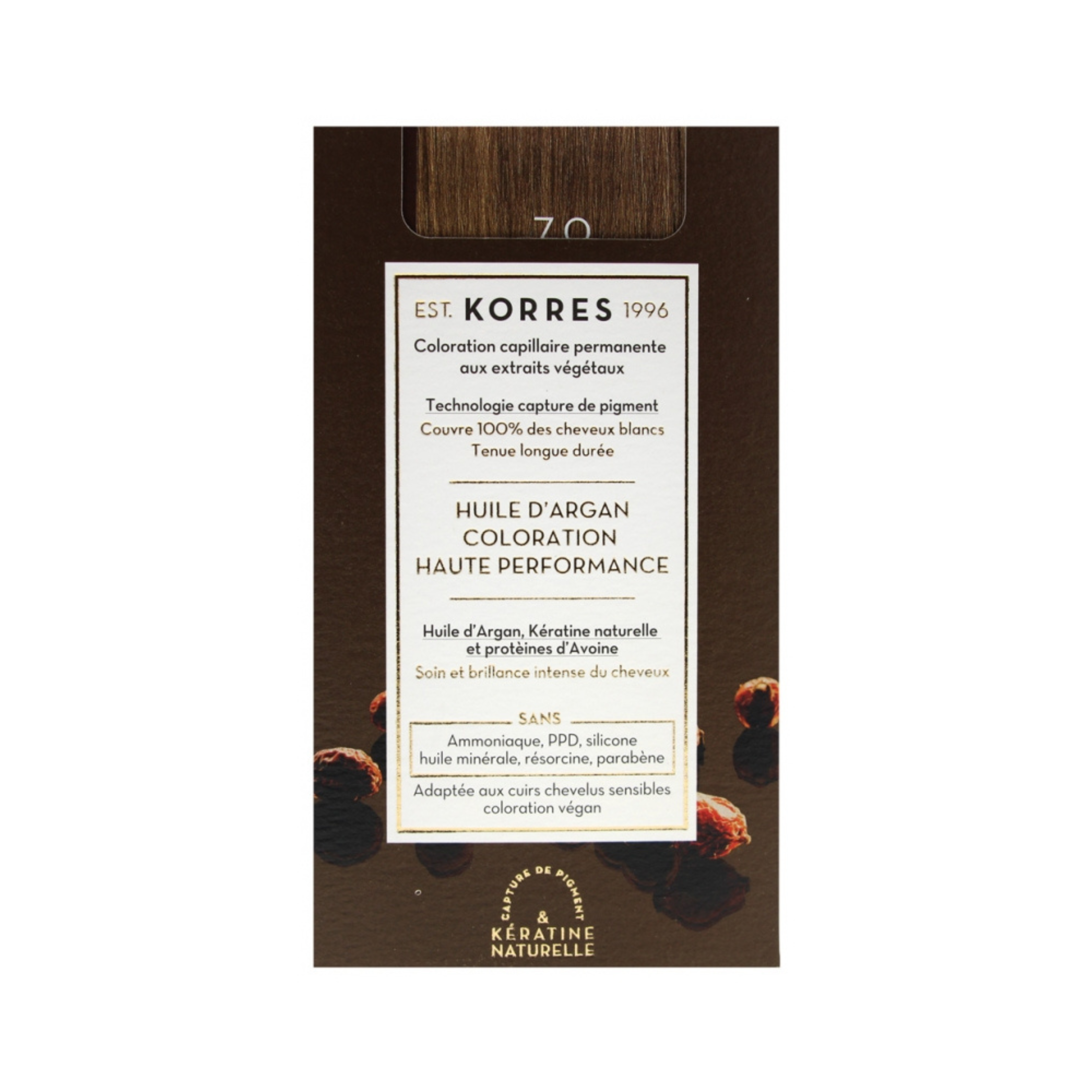Argan Oil Advanced Colorant 7.0/ Боя за коса с арганово масло - 7.0 Русо