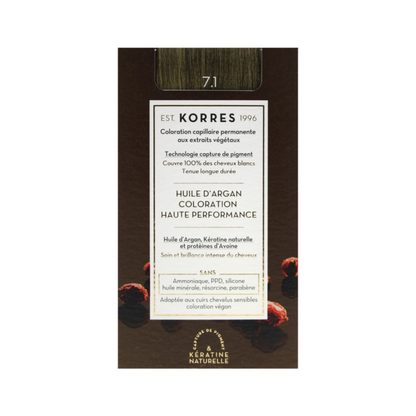 Argan Oil Advanced Colorant 7.1/ Боя за коса с арганово масло - 7.1 Пепеляво русо
