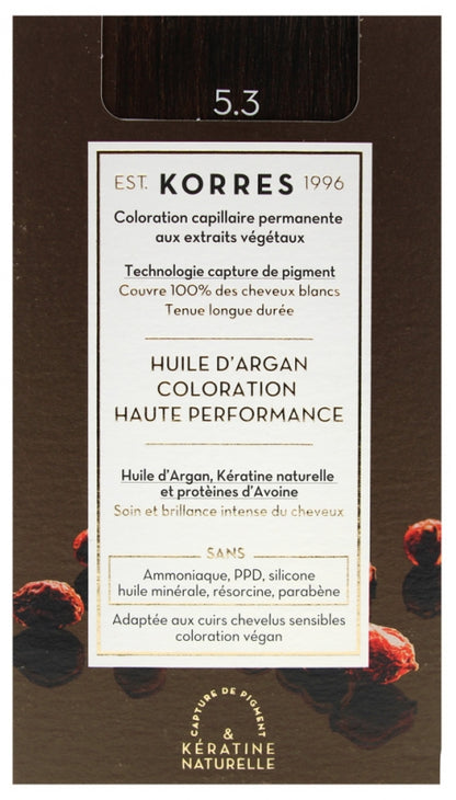 Argan Oil Advanced Colorant 5.3/ Боя за коса с арганово масло - 5.3 Златисто кестеняво
