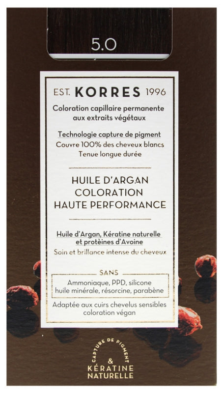 Argan Oil Advanced Colorant 5.0/ Боя за коса с арганово масло - 5.0 Светлокафяво