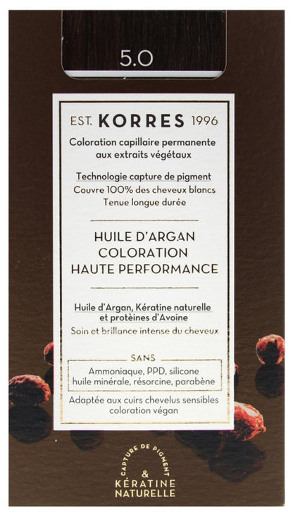 Argan Oil Advanced Colorant 5.0/ Боя за коса с арганово масло - 5.0 Светлокафяво